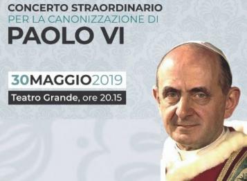 Concerto straordinario per la canonizzazione di Paolo VI