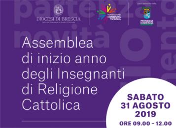 Assemblea di inizio anno degli Insegnanti di Religione Cattolica 2019/2020