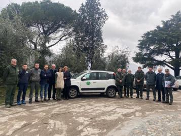 Consegnato alla Comunità Montana del Sebino Bresciano un nuovo automezzo destinato alle Guardie Ecologiche Volontarie