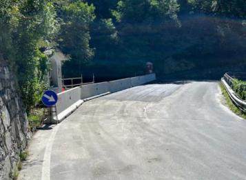 Strada Provinciale SP 88 - Riapertura del ponte su torrente Figna, a Ceto