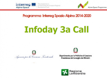 Avvio terza call del Programma Spazio Alpino 2014-2020
