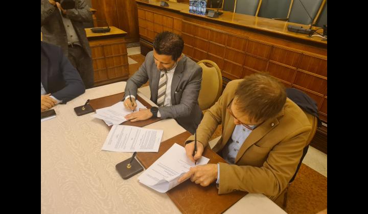 Il Presidente Moraschini e il Presidente Ghitti siglano il Protocollo d'Intesa